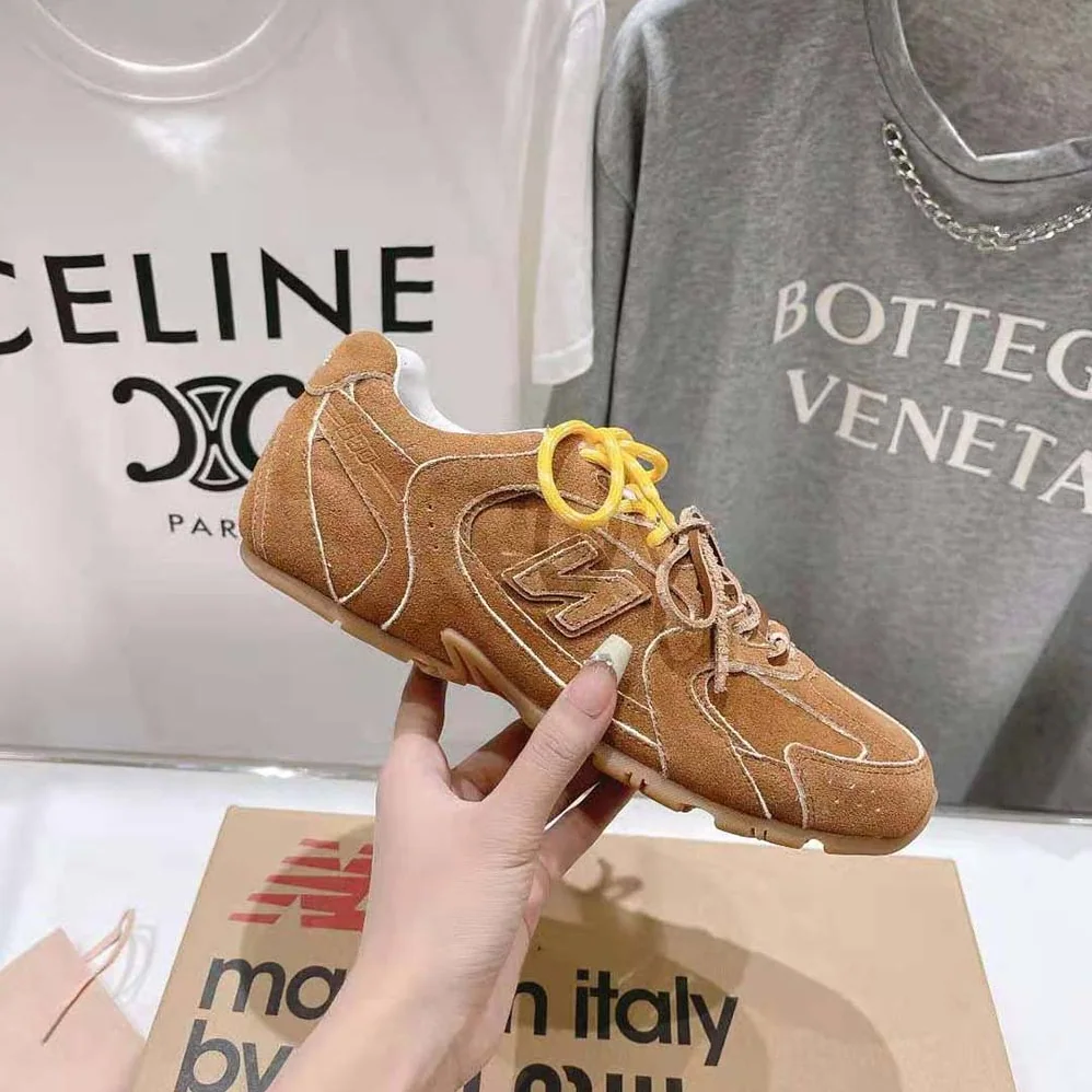 Miu Miu New Balance X Miu Miu 530 SL Suede Sneakers for Women in Brown Miu Miu New Balance X Miu Miu 530 SL Suede Sneakers for Women in Brown