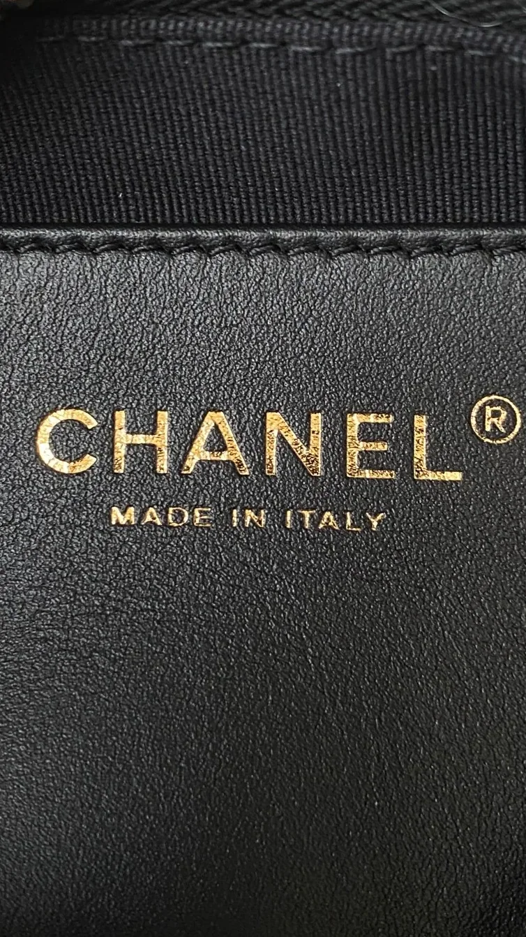 Chanel Tweed Black Hobo Bag 6,/17