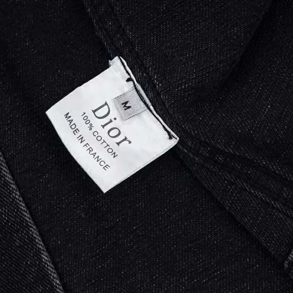 Dior Overshirt Black Cotton Twill for Men