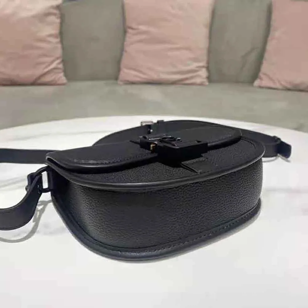 Dior Gallop Messenger Bag Black Grained Calfskin for Men