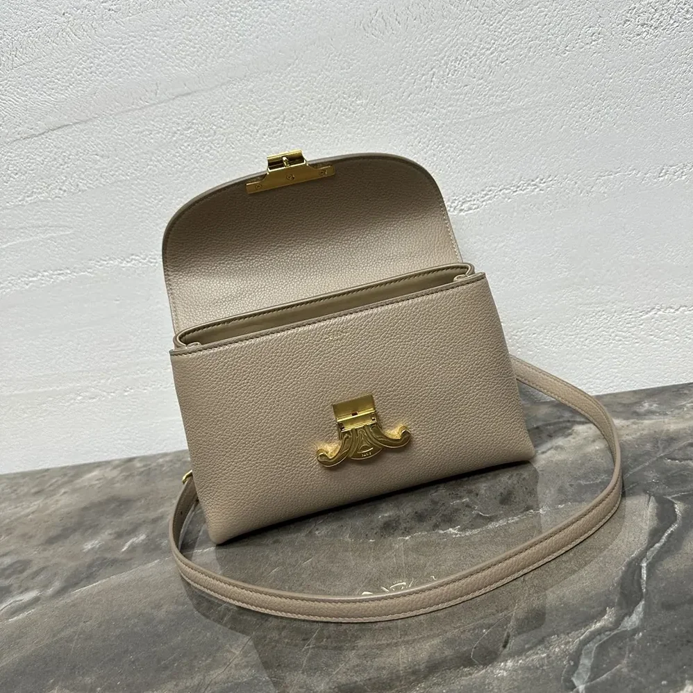 Celine Teen Nino Bag in Smooth Satinated Calfskin for Women in Sandy Celine Teen Nino Bag in Smooth Satinated Calfskin for Women in Sandy