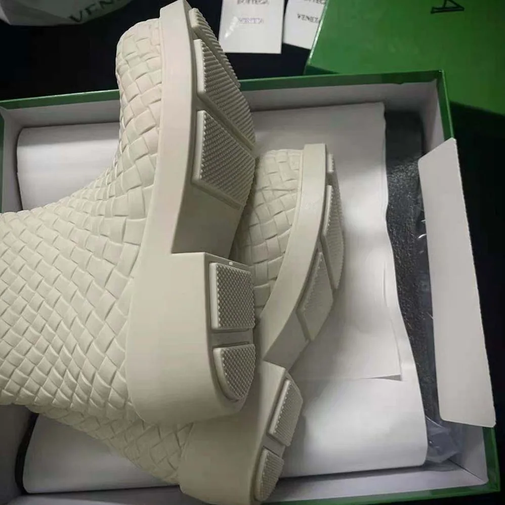 Bottega Veneta Fireman Ankle Boot for Unisex in White