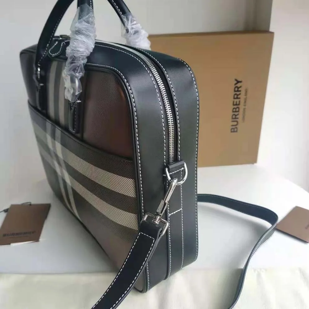 Burberry Ainsworth Briefcase for Men in Brown Burberry Ainsworth Briefcase for Men in Brown