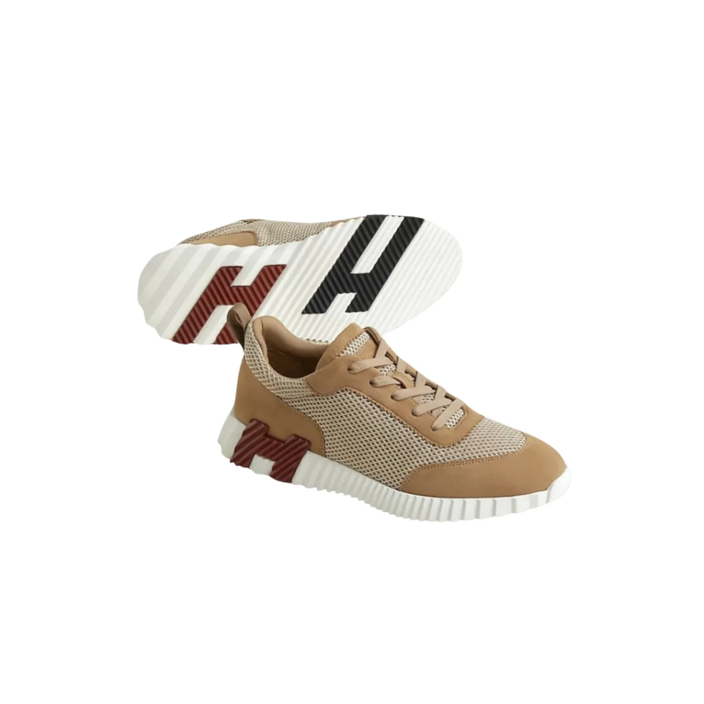 Hermes Bouncing Sneakers Beige Argile Hermes Bouncing Sneakers Beige Argile