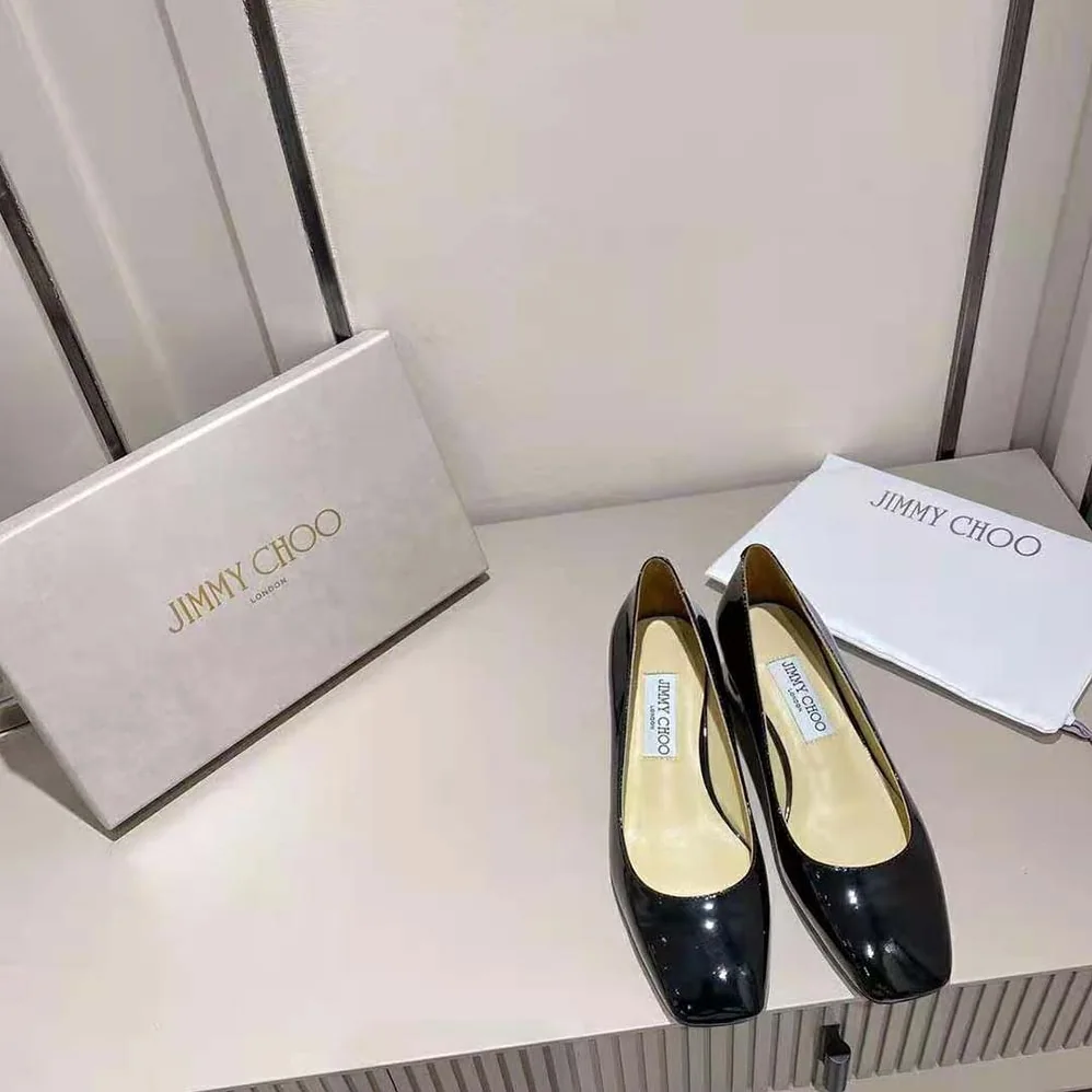 Jimmy Choo Rydea Pump 45 Black Nappa Leather Pumps for Women Jimmy Choo Rydea Pump 45 Black Nappa Leather Pumps for Women