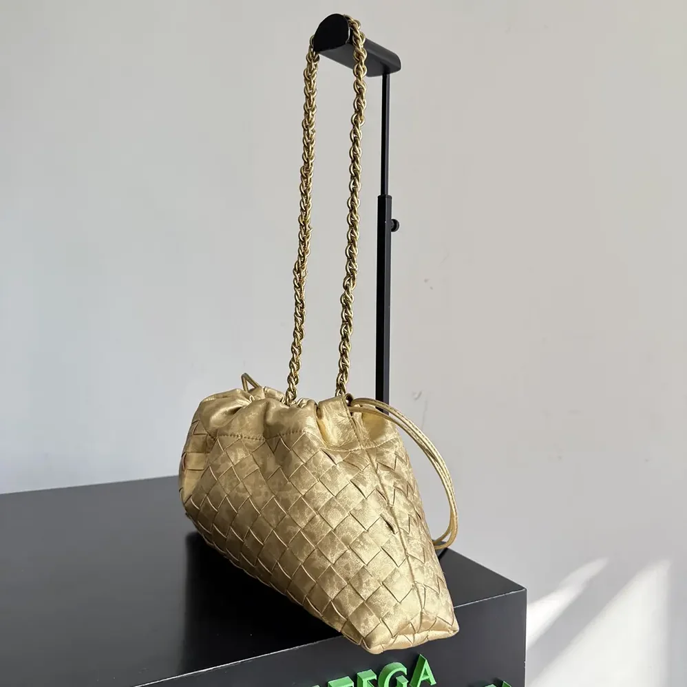 Bottega Veneta Dustbag Notte for Women in Gold