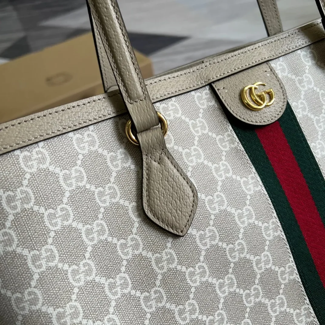 Gucci Ophidia Medium GG Tote Beige Gucci Ophidia Medium GG Tote Beige