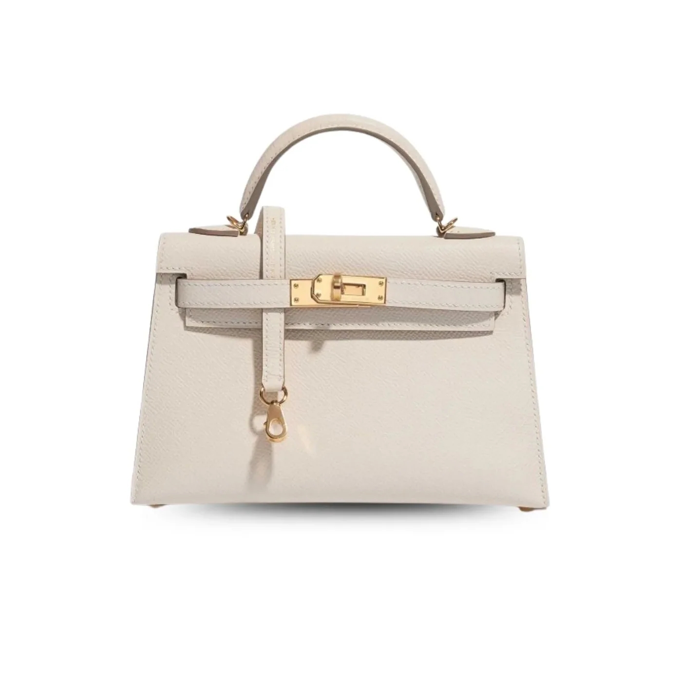 Hermes Mini Kelly Craie Gold in Toned Hardware / Hermes Mini Kelly Craie Gold in Toned Hardware /