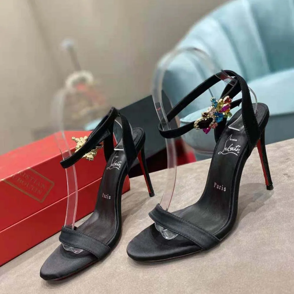 Christian Louboutin Goldie Joli 100 mm Heel Height for Women in Black