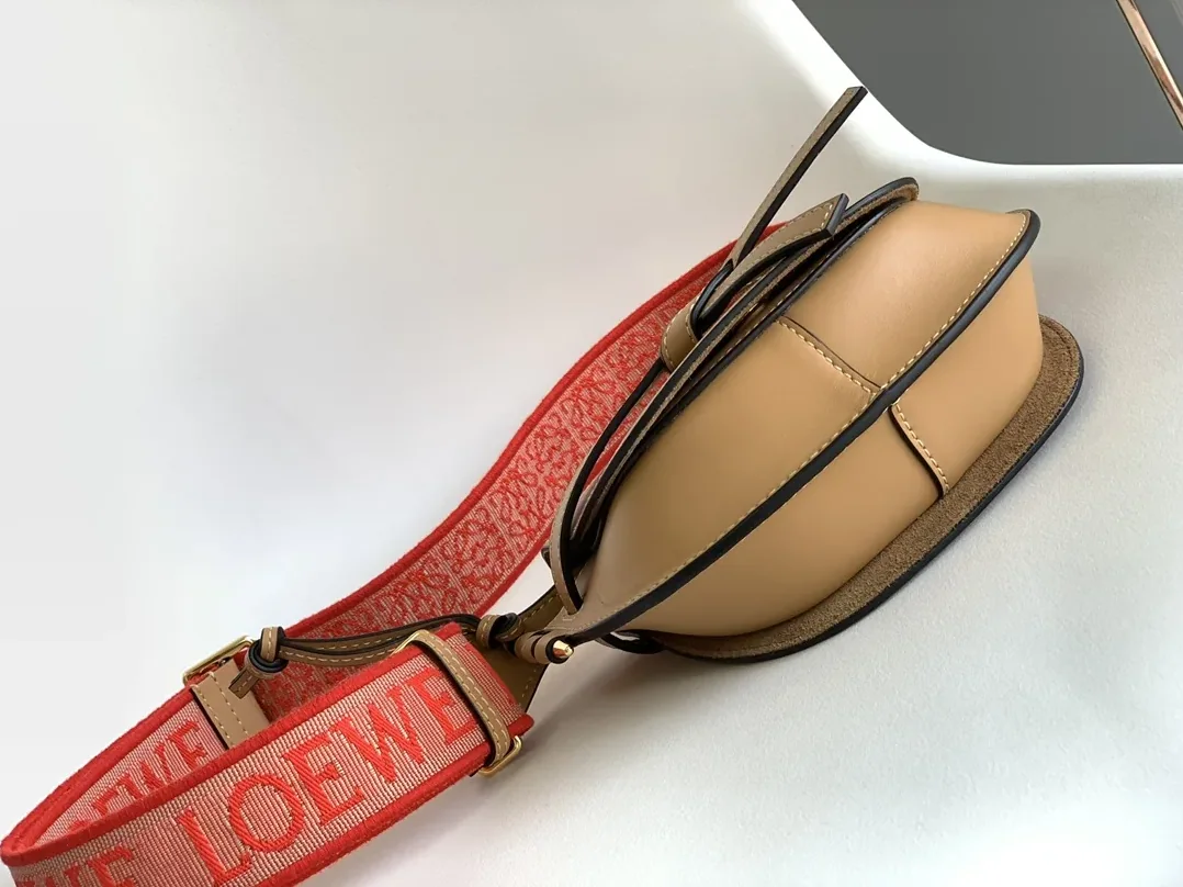 Loewe Gate Dual Mini Shoulder Bag in Beige Gold Hardware Loewe Gate Dual Mini Shoulder Bag in Beige Gold Hardware