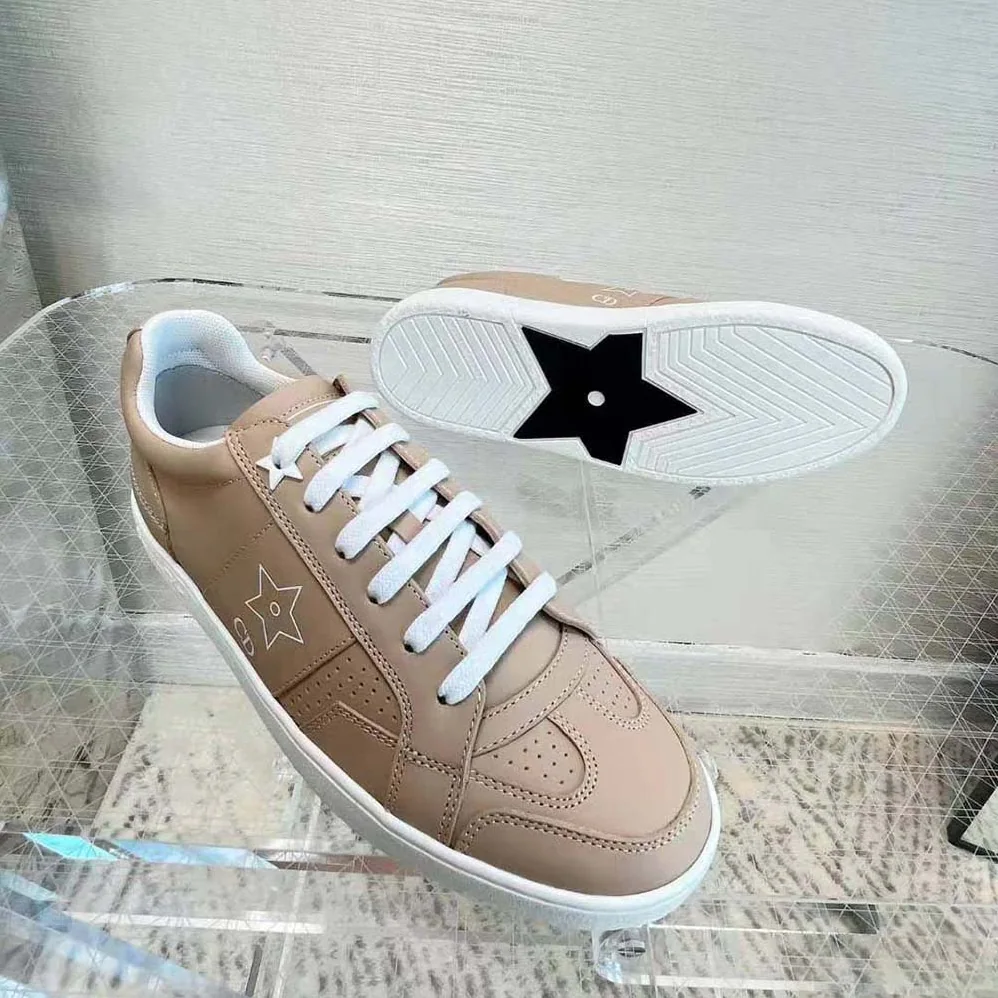 Dior Star Sneaker Nude Calfskin for Women Dior Star Sneaker Nude Calfskin for Women