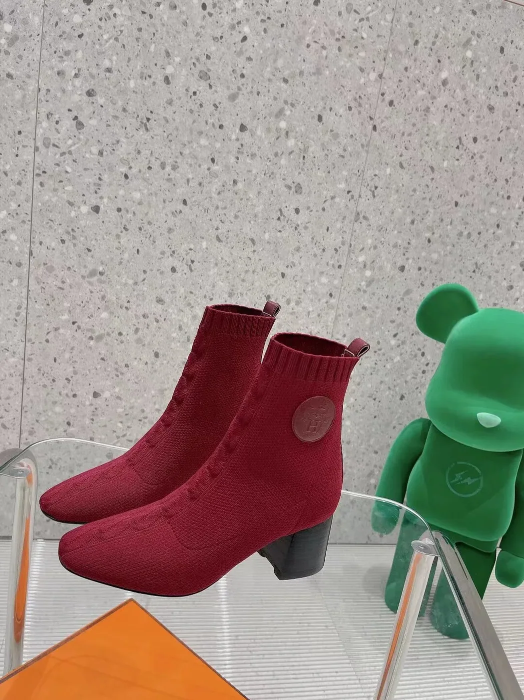 Hermes Volver 60 Ankle Boots Red / Hermes Volver 60 Ankle Boots Red /
