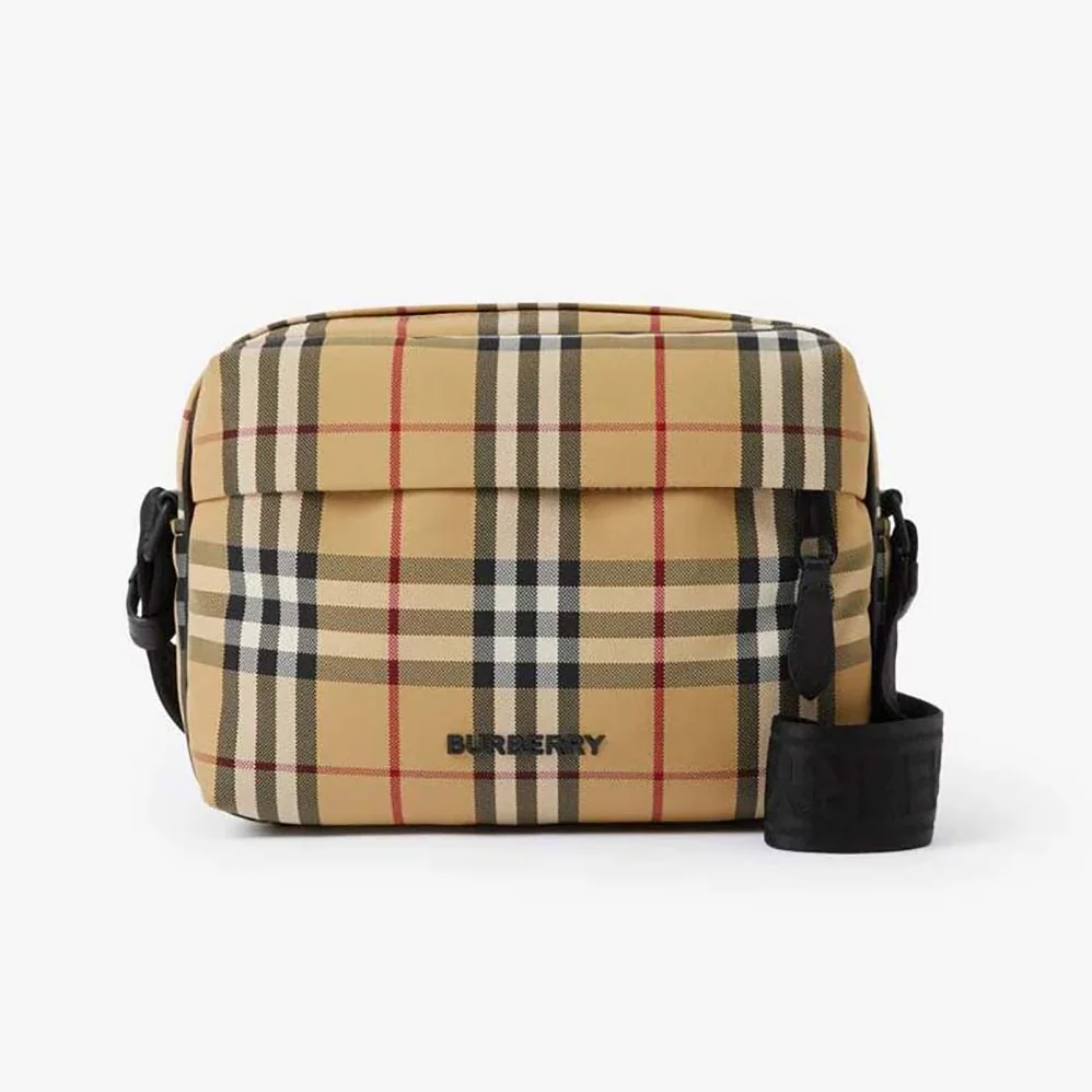 Burberry Paddy Bag with a Jacquard for Men in woven Logo Strap