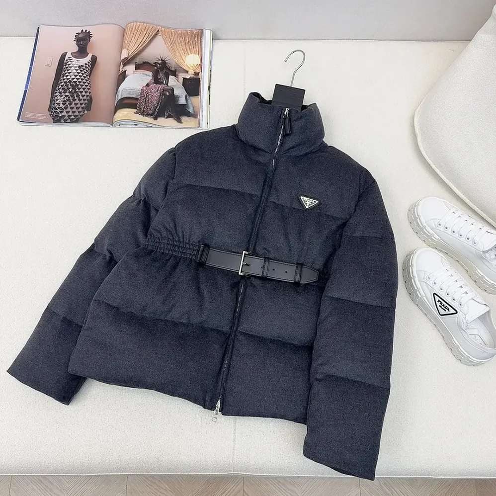 Prada Loden Down Jacket for Women in Grey