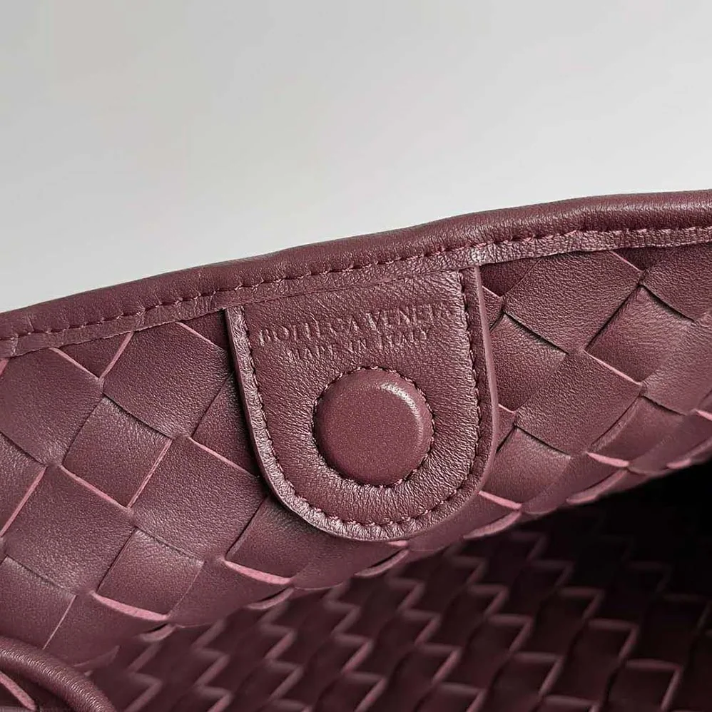 Bottega Veneta Sardine Top Handle Bag for Women in Maroon Bottega Veneta Sardine Top Handle Bag for Women in Maroon