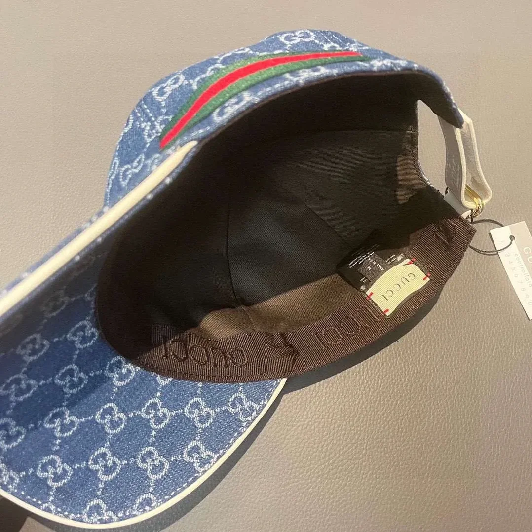 Gucci Baseball Hat Blue Gucci Baseball Hat Blue