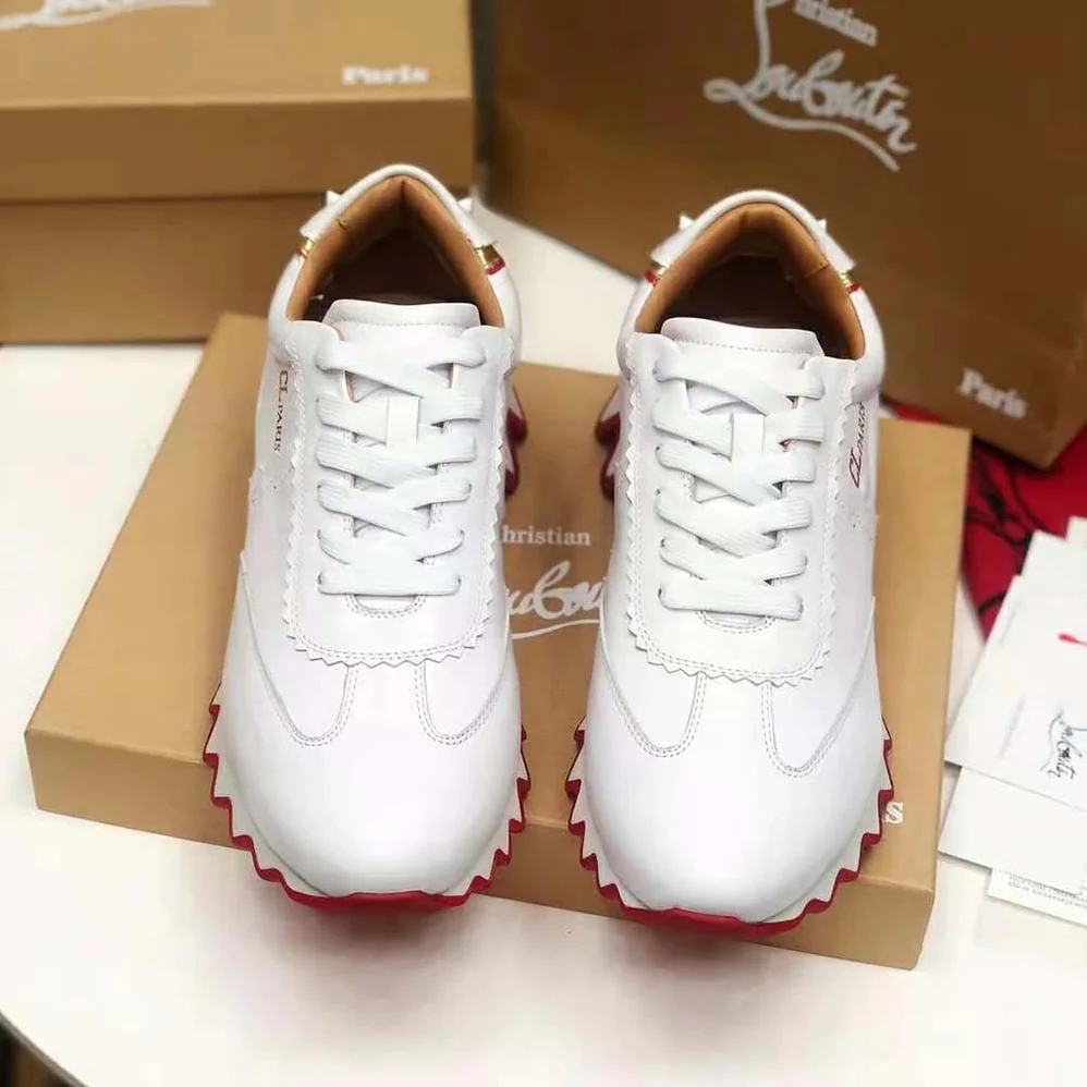 Christian Louboutin Loubishark Woman Flat for Women in White