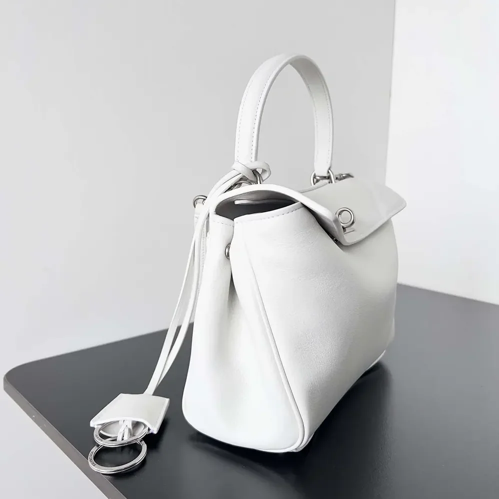 Balenciaga Rodeo Mini Handbag in White for Women