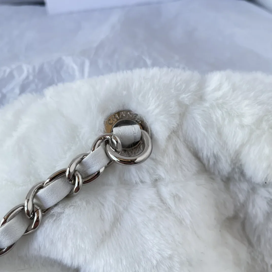 Chanel Large Backpack in White Silver Hardware Chanel Large Backpack in White Silver Hardware