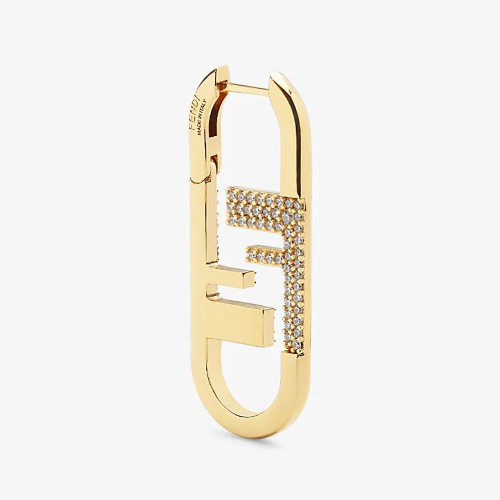Fendi O'lock Single Earring with Gold for Women in color Earrings