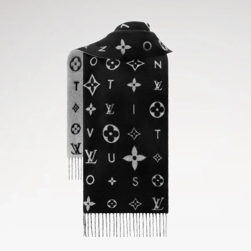 Louis Vuitton Reykjavik 2.0 Scarf Black /
