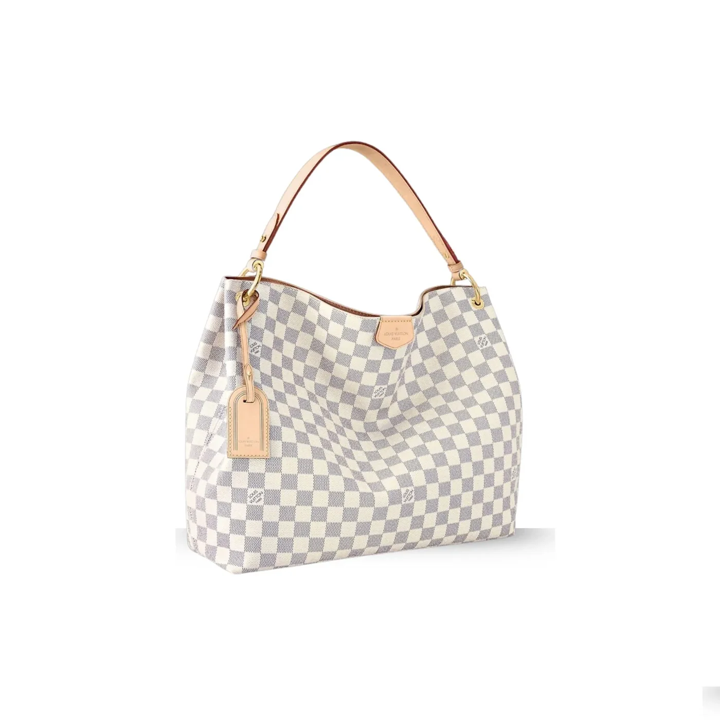Louis Vuitton Graceful MM Damier Azur Bag / Louis Vuitton Graceful MM Damier Azur Bag /
