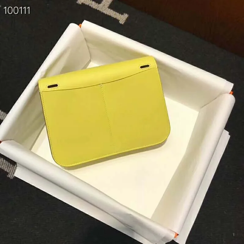 Hermes Bag in Swift Calfskin in Yellow Hermes Bag in Swift Calfskin in Yellow
