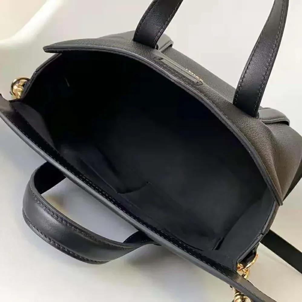 Fendi Boston 365 Black Leather Bag for Women