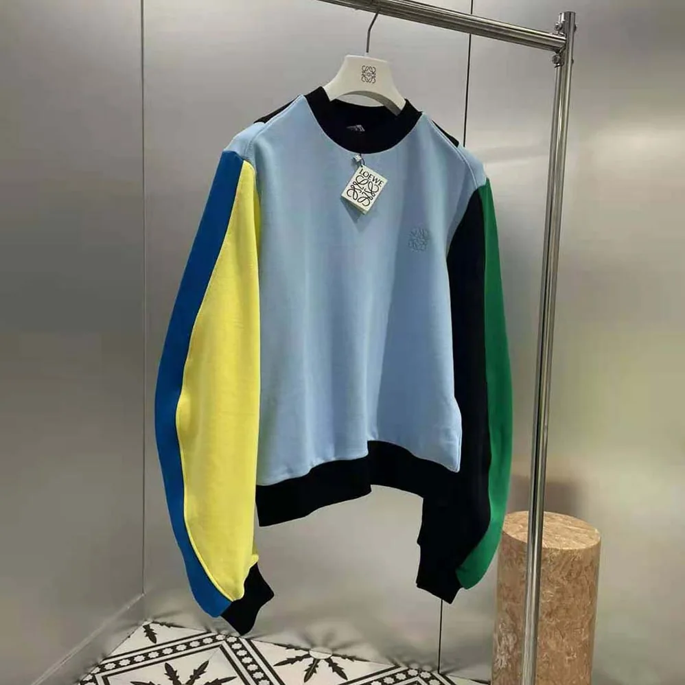 Loewe Circular Sleeve Sweatshirt in Cotton for Women