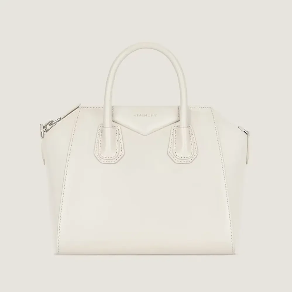 Givenchy Small Antigona Bag in Box Leather for Women in White