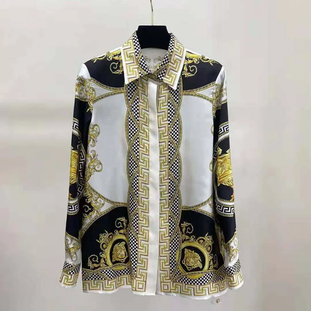 Versace La Coupe Des Dieux Silk Shirt for Women
