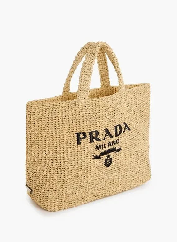 Prada Crochet Tote Bag in Natural Prada Crochet Tote Bag in Natural