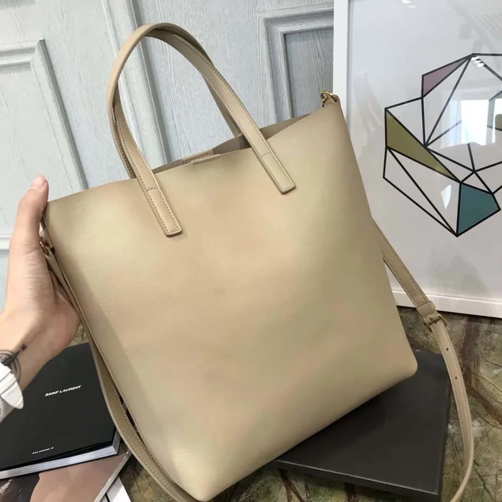 Saint Laurent YSL Saint Laurent Toy Shopping Bag for Women in Sandy Saint Laurent YSL Saint Laurent Toy Shopping Bag for Women in Sandy