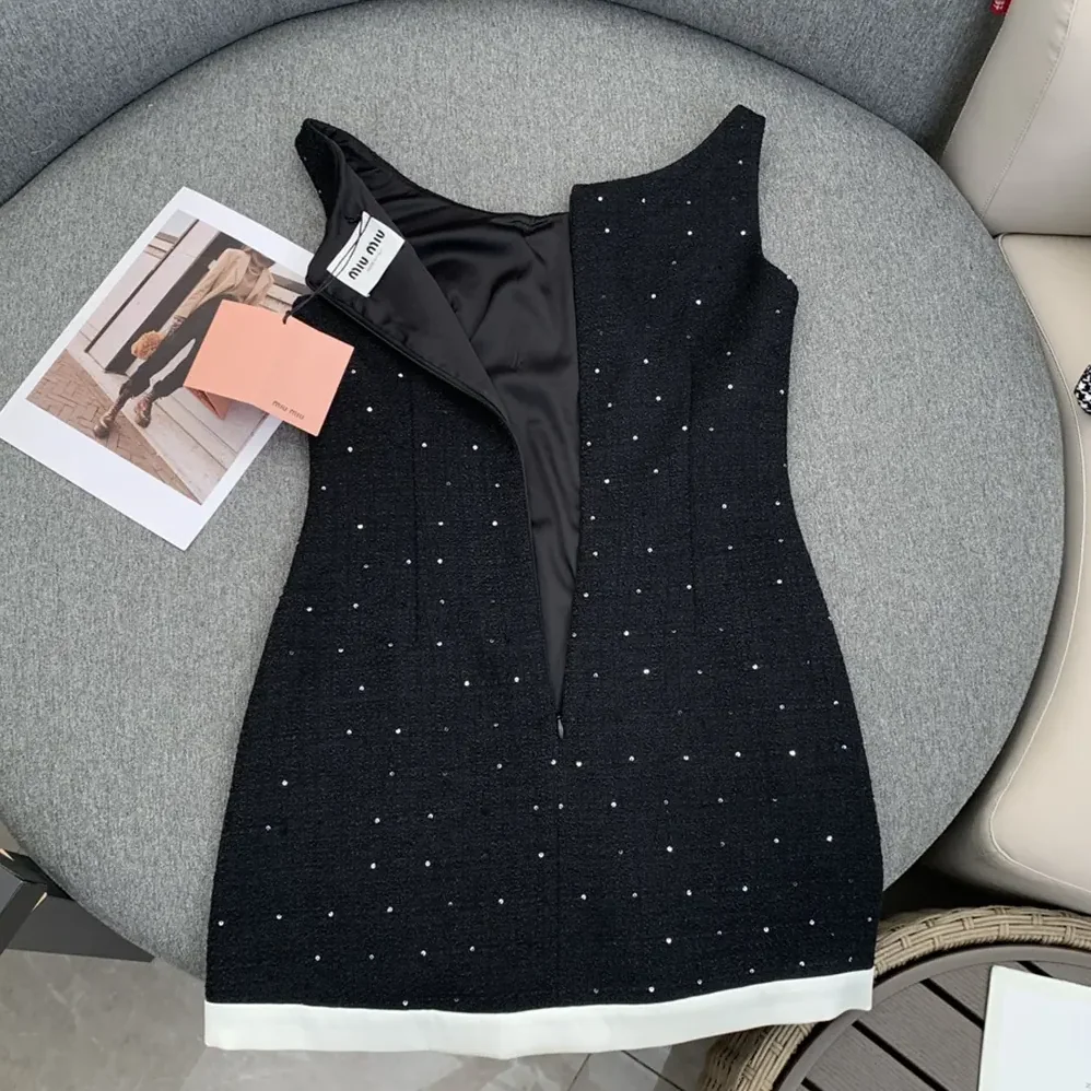 Miu Miu Sequined Bouclé Mini-dress MF5216_135O_F0002_S_OOO for Women Miu Miu Sequined Bouclé Mini-dress MF5216_135O_F0002_S_OOO for Women