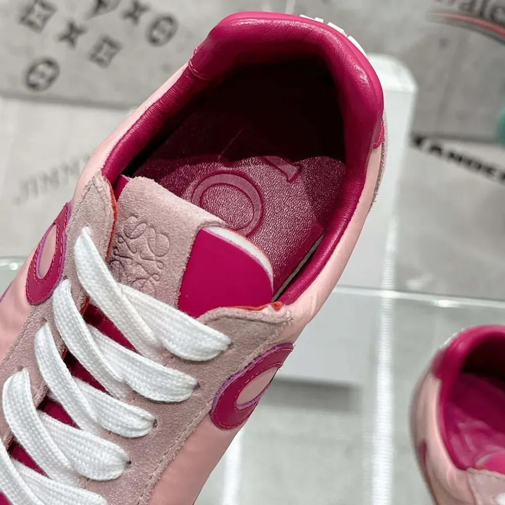 Loewe Ballet Runner 2.0 in Nylon and Calfskin for Unisex in Pink