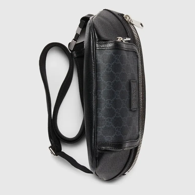 Gucci GG Supreme Medium Belt Bag Black / Gucci GG Supreme Medium Belt Bag Black /