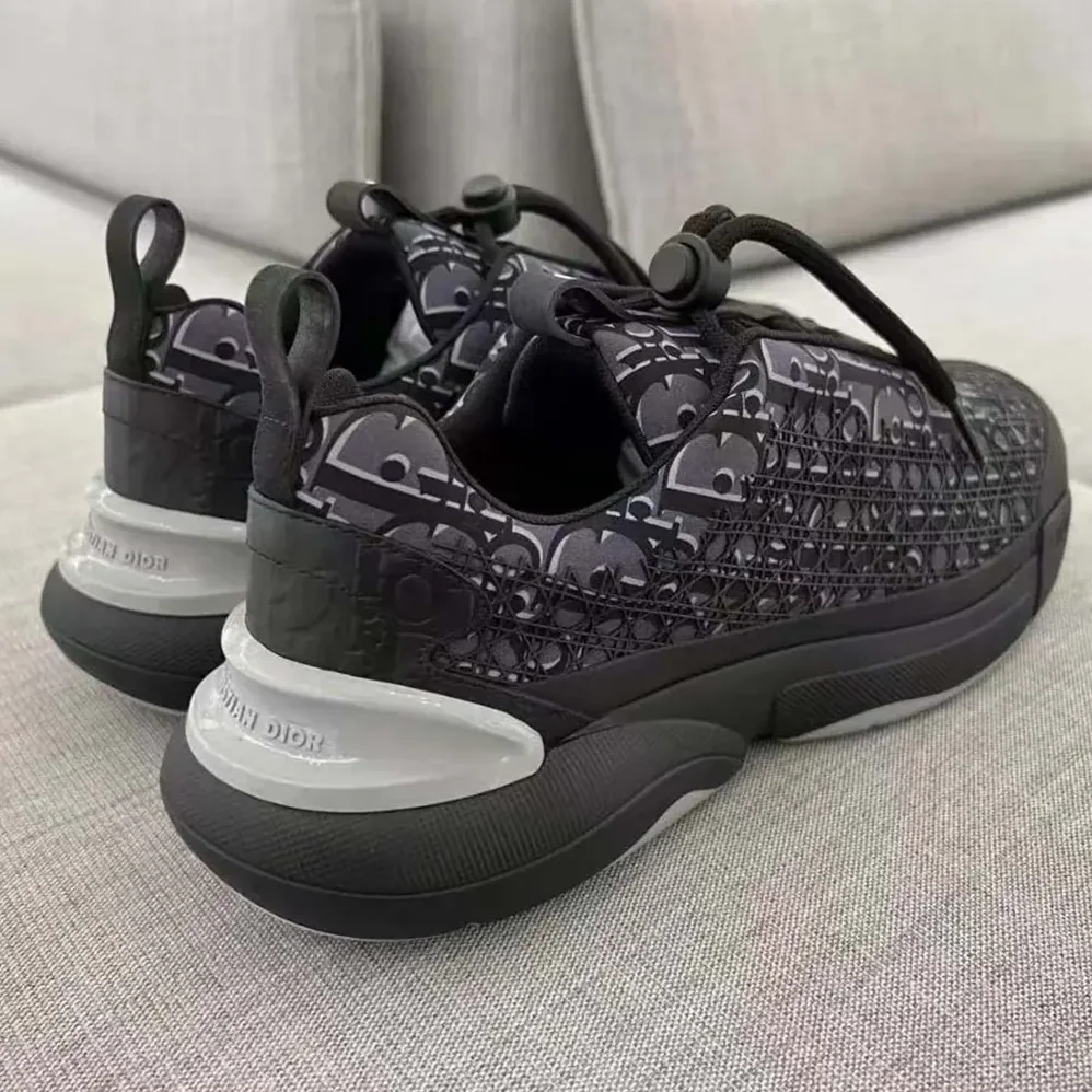 Dior B24 Sneaker Black Dior Oblique Technical Fabric for Men Dior B24 Sneaker Black Dior Oblique Technical Fabric for Men