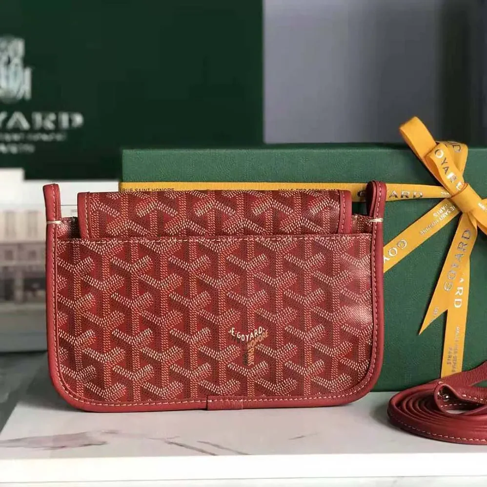 Goyard Plumet Pocket Wallet for Women in Red Goyard Plumet Pocket Wallet for Women in Red