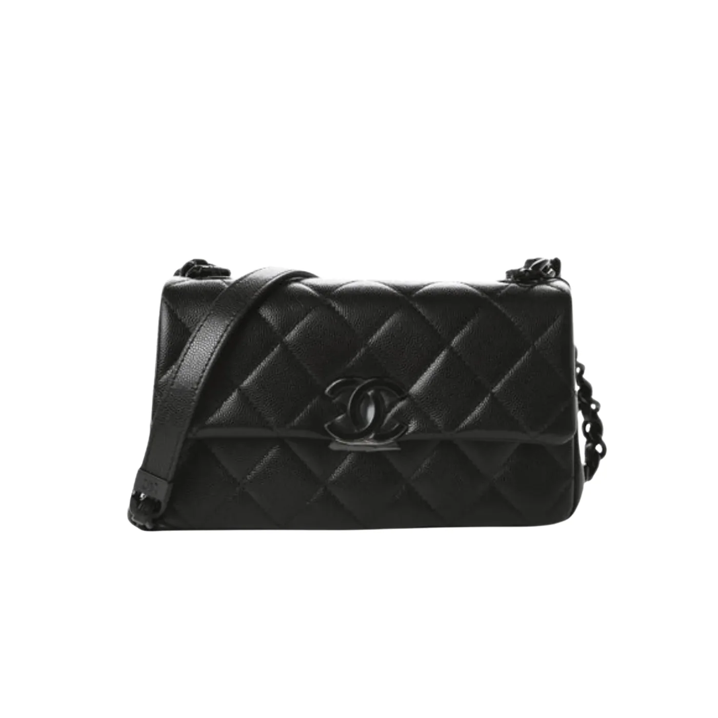Chanel Flap Bag Small Crossbody in Black Black Hardware Chanel Flap Bag Small Crossbody in Black Black Hardware