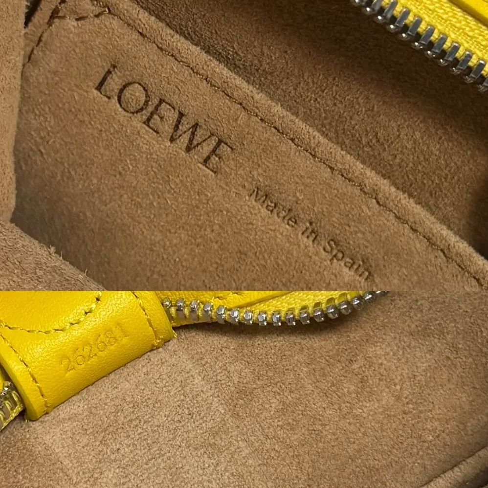 Loewe Small Amazona 180 Bag in Soft Calfskin for Women in Daisy Yellow