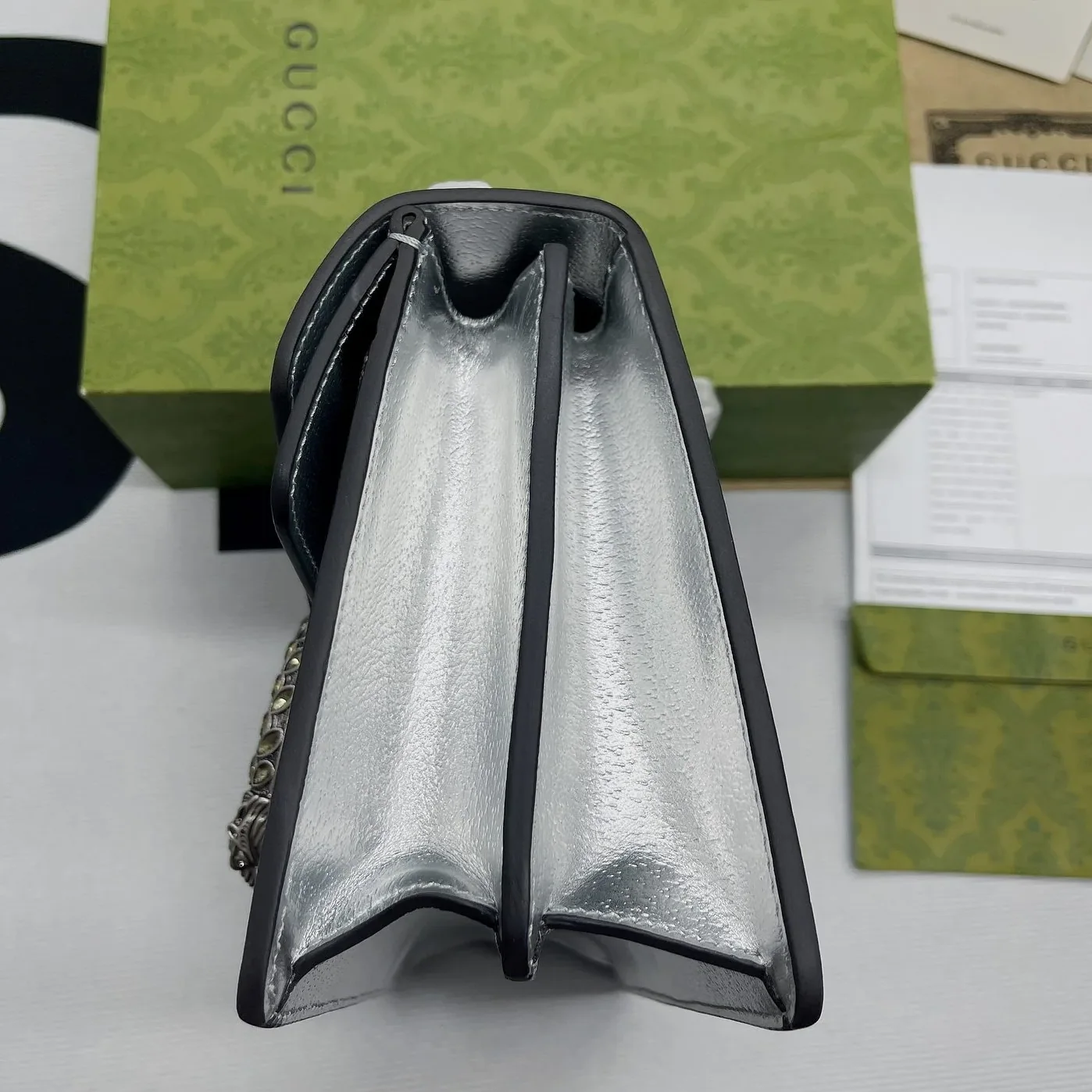 Gucci Dionysus Small Shoulder Bag Silver Gucci Dionysus Small Shoulder Bag Silver