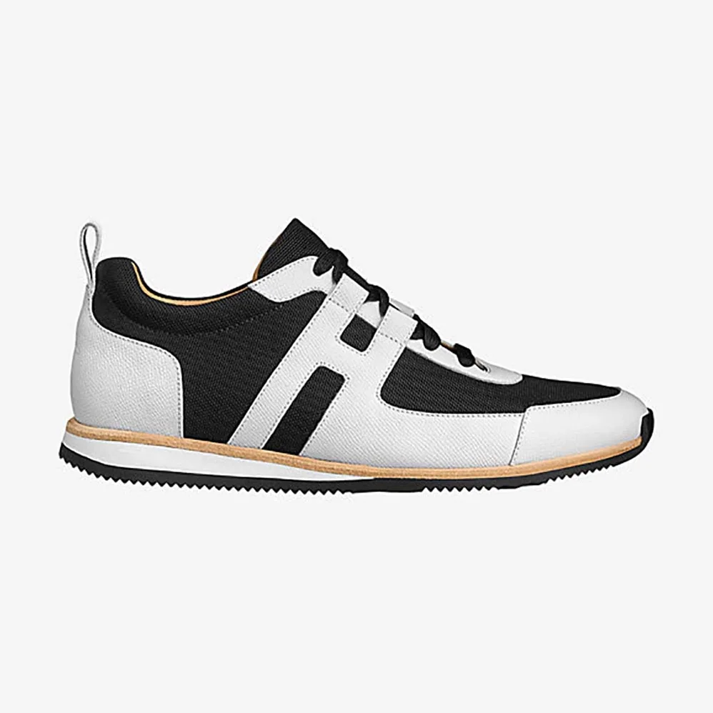 Hermes Partner Sneaker Shoes Black for Men