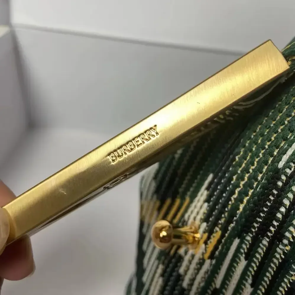 Burberry Mini Peg Duffle Bag for Women in Green