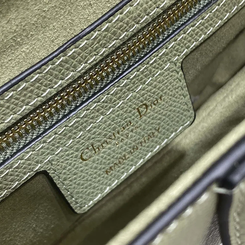 Dior Saddle Bag with Strap Cedar Green Grained Calfskin for Women Dior Saddle Bag with Strap Cedar Green Grained Calfskin for Women