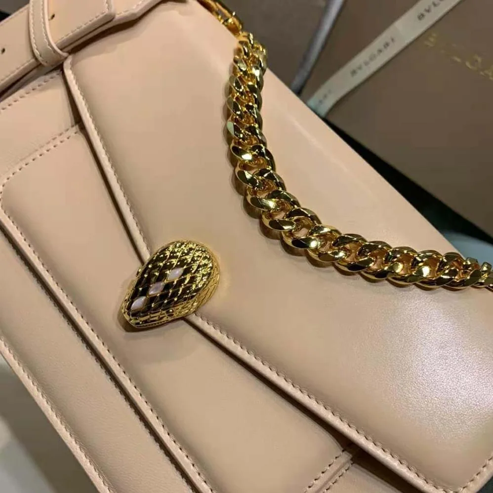 Bvlgari Serpenti Forever Crossbody Bag in Nappa Leather for Women in Sandy Bvlgari Serpenti Forever Crossbody Bag in Nappa Leather for Women in Sandy