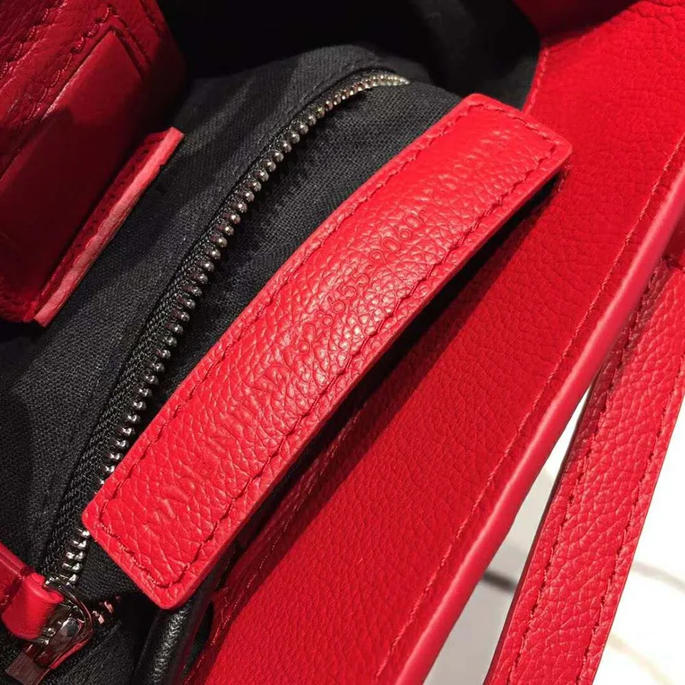 Balenciaga Shooping Tote XXS Small Natural Grain Calfskin for Women in Red