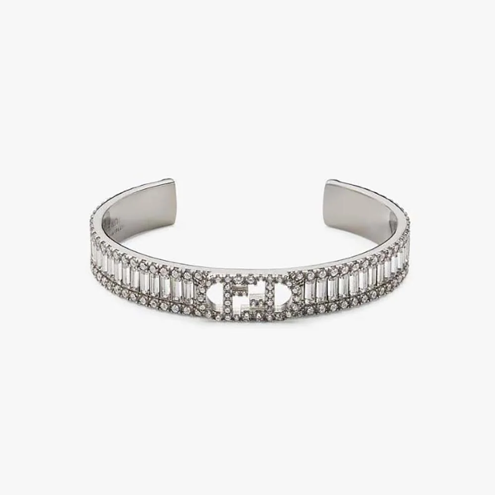 Fendi O'Lock Bracelet Silver for Women in Colored Bracelet Fendi O'Lock Bracelet Silver for Women in Colored Bracelet