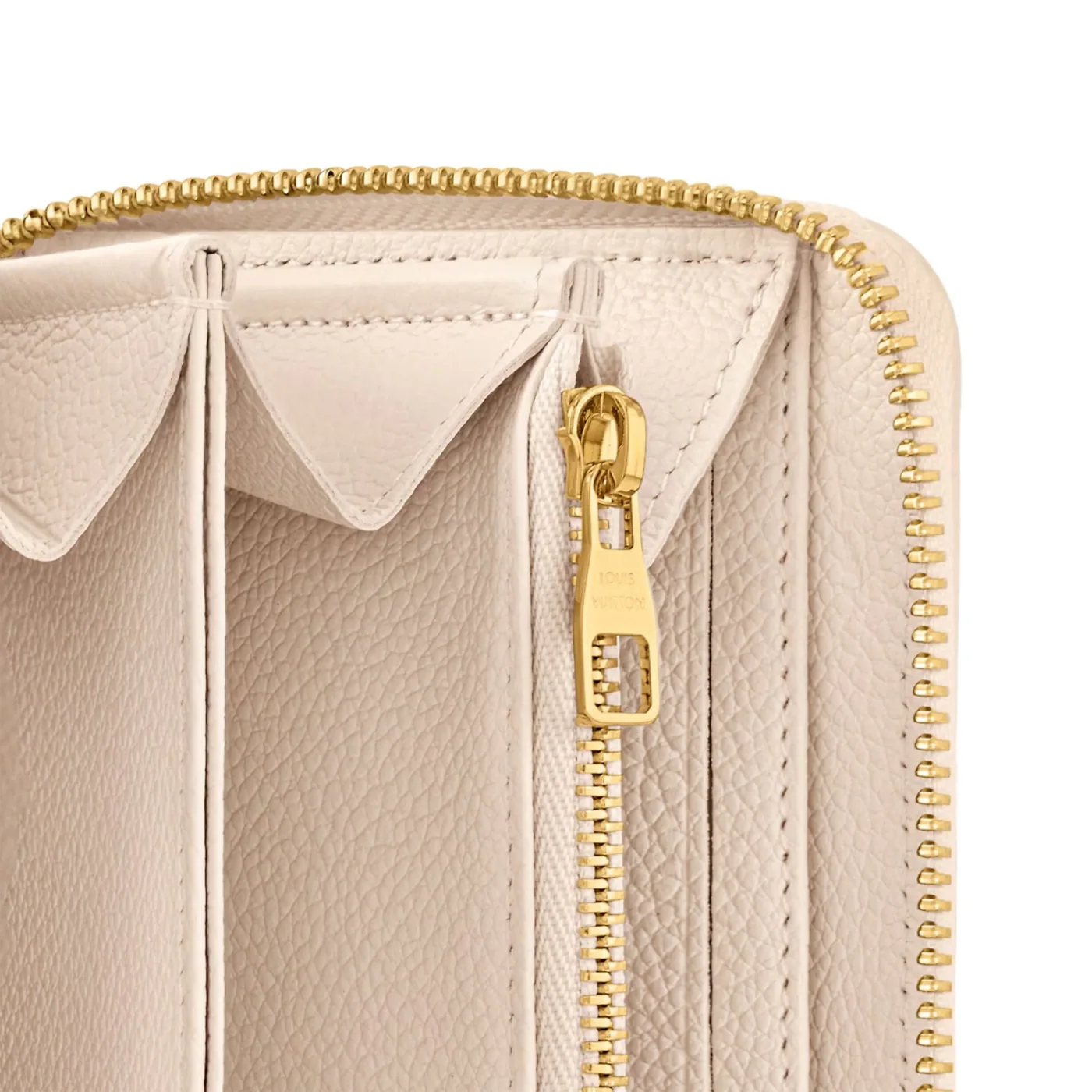 Louis Vuitton Zippy Wallet Cream 7.7 Inches/