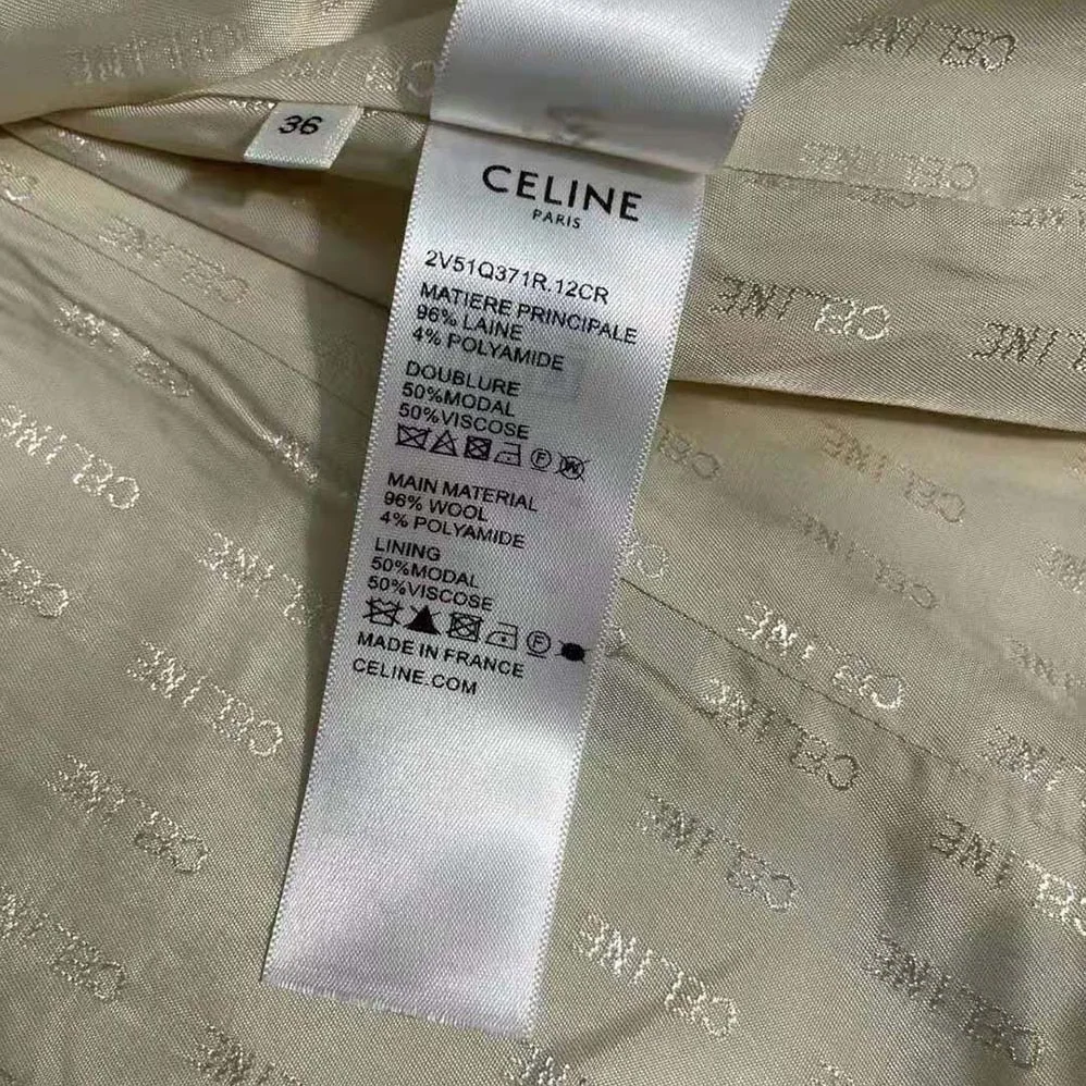 Celine Military Jacket in Tweed for Women