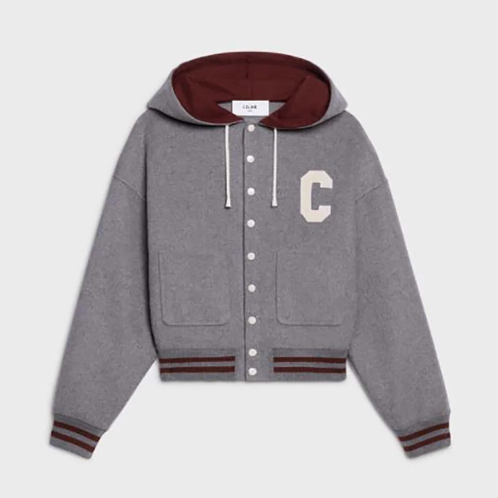 Celine Double for Women in Faced Cashmere Teddy Cardigan